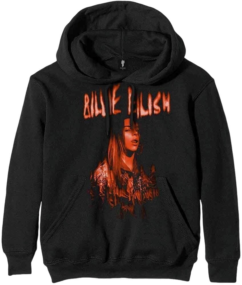 Hoodie Billie Eilish Spooky Logo Black M Hoodie (Wie neu)