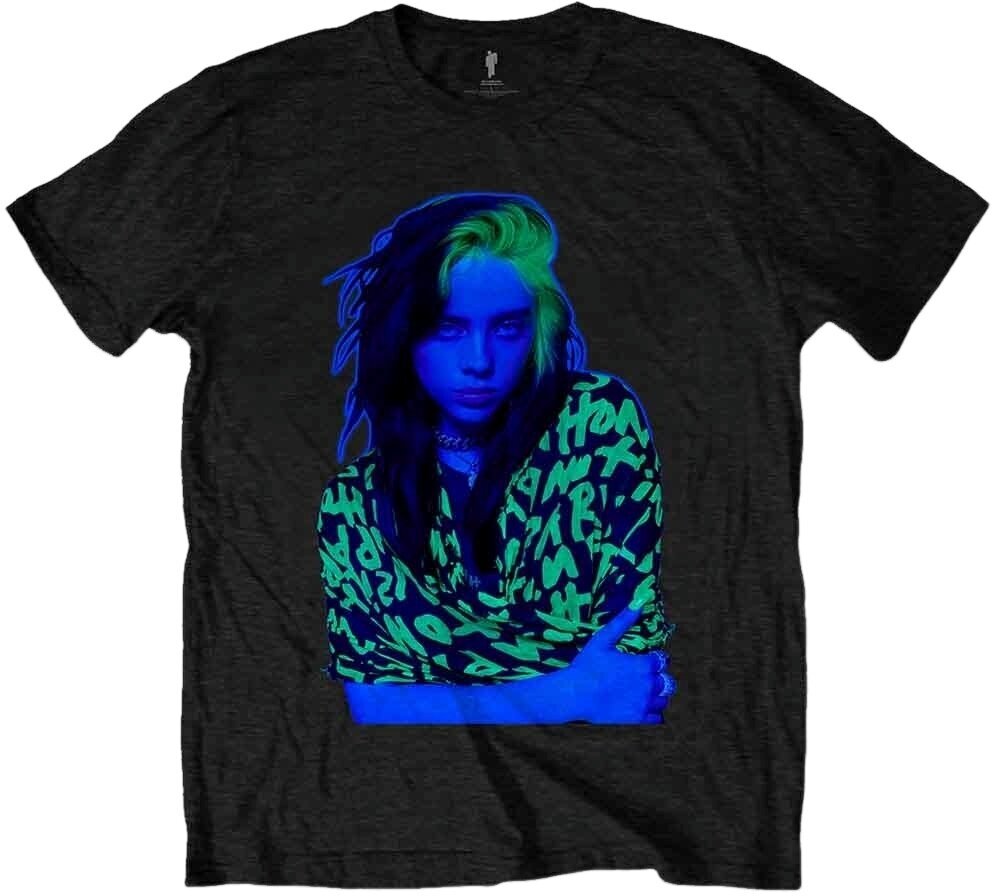 T-Shirt Billie Eilish Press Photo Black M T-Shirt