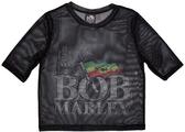 Bob Marley Logo Black M Ladies T-Shirt
