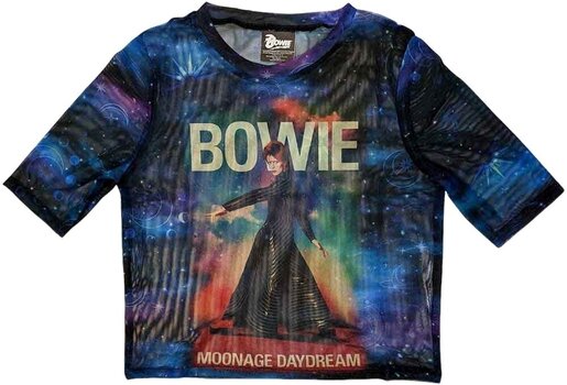 T-shirt David Bowie Moonage 11 Fade Blue XL Femme T-shirt - 1