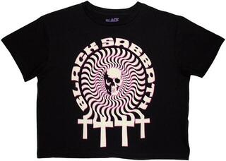 Košulja Black Sabbath Hypnotic Skull Ladies Crop Top-Majica kratkih rukava/Black/Kratki