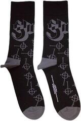 Socks Ghost Symbol Pattern Black