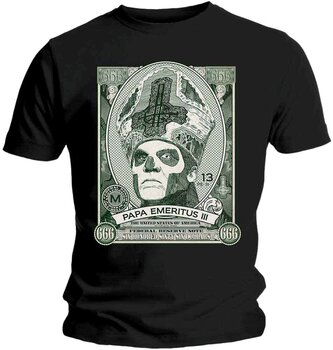 T-Shirt Ghost Papa Cash Black 2XL T-Shirt - 1