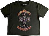 Guns N' Roses Appetite For Destruction Crop Top Green XL Жіночі