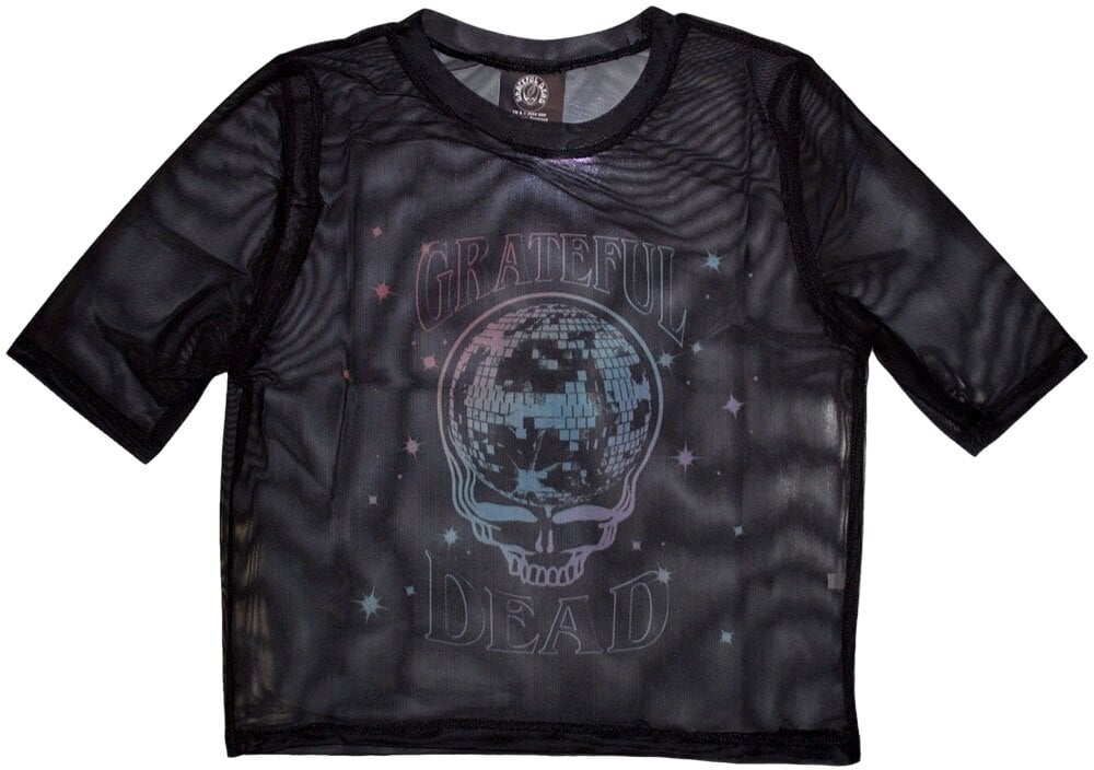 T-Shirt Grateful Dead Stealy Glitter Ball Black XL Damen T-Shirt