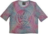 The Grateful Dead Concentric Skulls Light Blue S Ženske Majica
