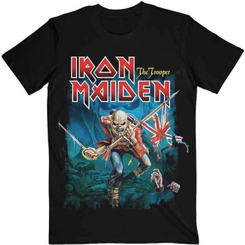 T-shirt Iron Maiden Trooper Eddie Large Eyes Black M T-shirt - 1
