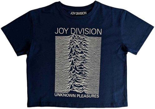 Maglietta Joy Division Maglietta Unknown Pleasures Ladies Denim Blue S - 1