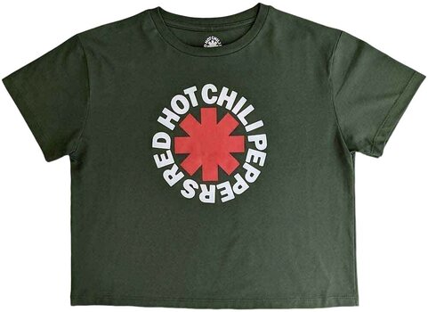 Tricou Red Hot Chili Peppers Classic Asterisk Verde L Damă Tricou - 1