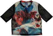Slipknot Face & Logo Black L De mujer Camiseta de manga corta