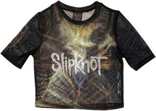 T-Shirt Slipknot The End, So Far Profile Ladies Crop Top-T-Shirt mit kurzen Ärmeln/Black/Kurze