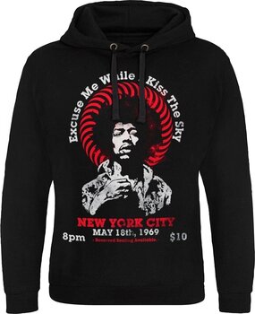 Hoodie Jimi Hendrix Live In New York Epic Black XL Hoodie - 1