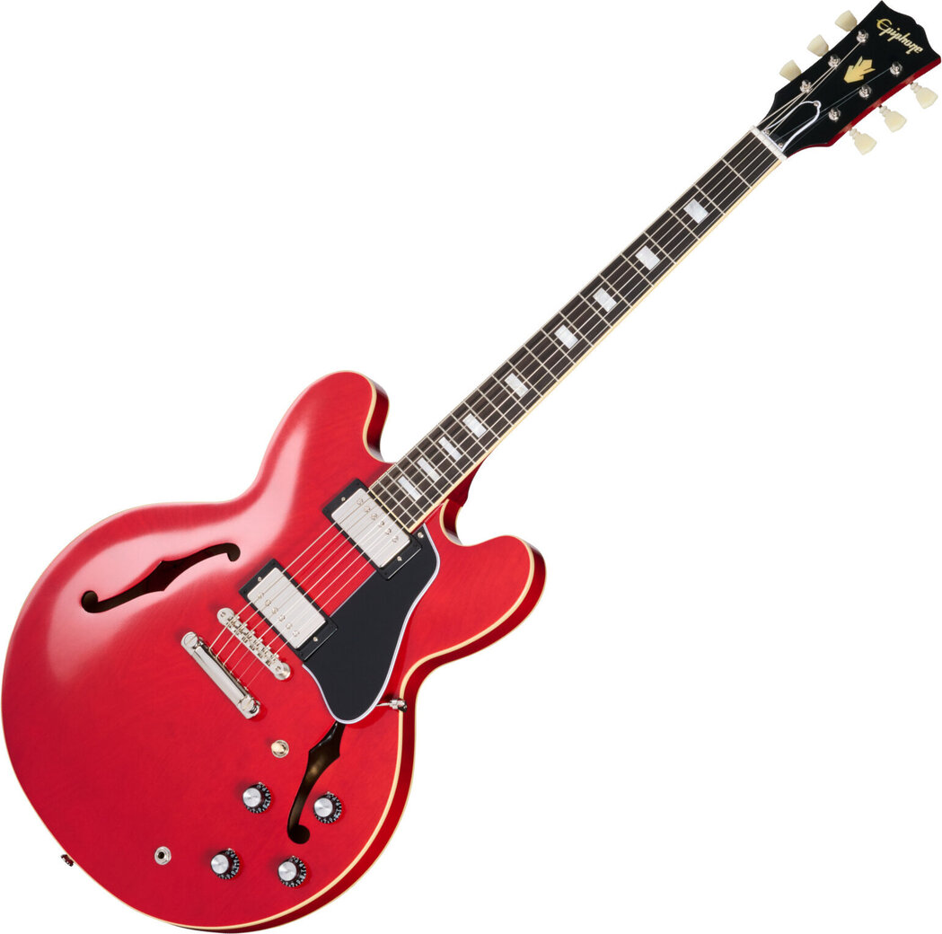 Epiphone 1962 ES-335 Reissue Sixties Cherry Chitară semi-acustică