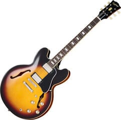 Poolakustiline kitarr Epiphone 1962 ES-335 Reissue Vintage Burst Poolakustiline kitarr