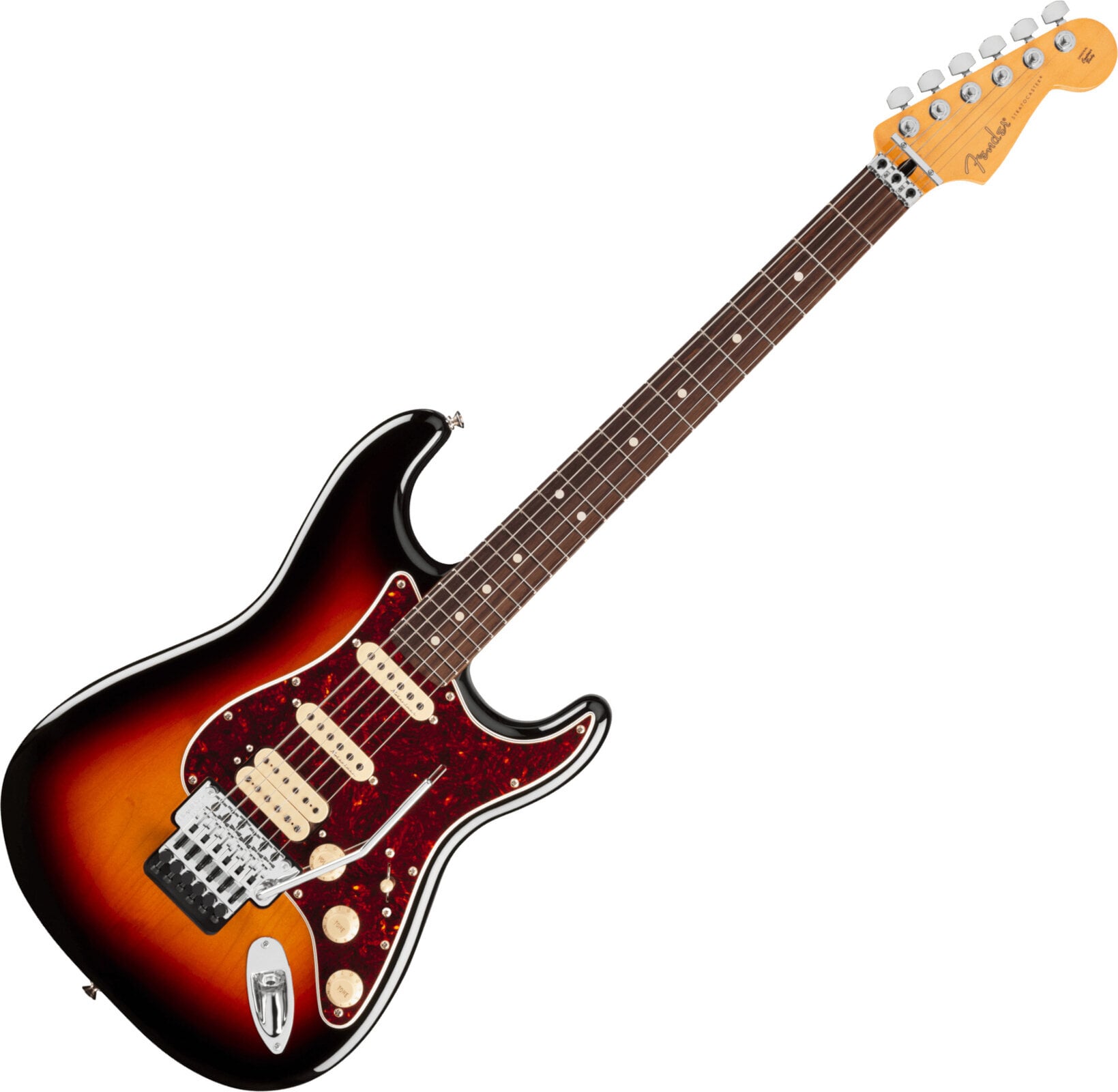 Elektrická gitara Fender Player II Modified Stratocaster HSS FR RW 3-Tone Sunburst Elektrická gitara