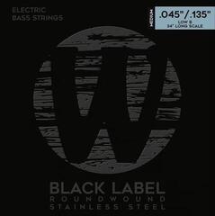 Snaren voor 5-snarige basgitaar Warwick 40301M Black Label Snaren voor 5-snarige basgitaar