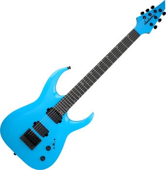 Electric guitar Jackson Pro Plus Series Misha Mansoor Juggernaut ET6 EB Riviera Blue Electric guitar - 1