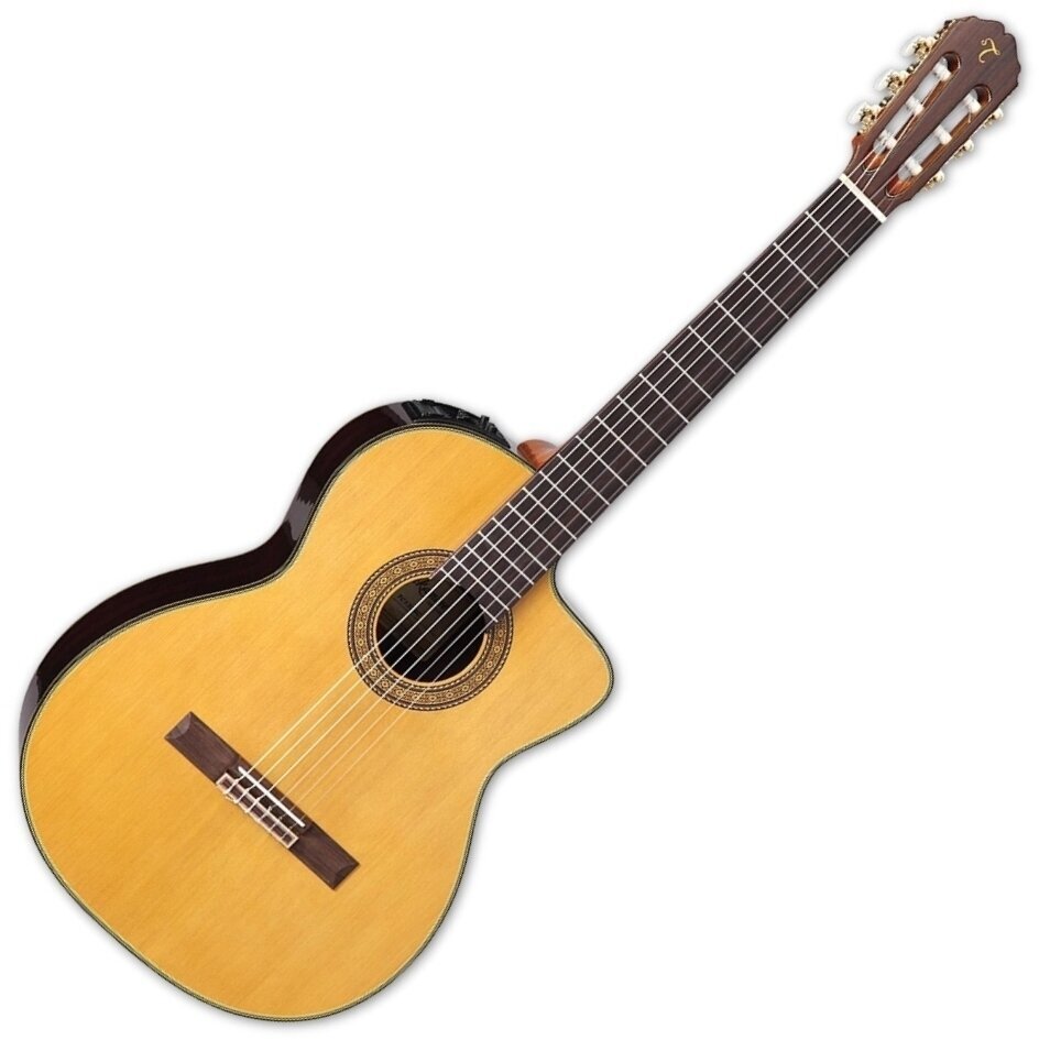 Classical Guitar with Preamp Takamine EC132SC 4/4 Natural Classical Guitar with Preamp