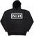Hoodie Nine Inch Nails Classic Logo Stone Wash Gri cărbune L Hoodie