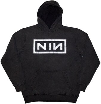 Huppari Nine Inch Nails Huppari Classic Logo Stone Wash Unisex Charcoal Grey XL - 1
