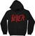 Hoodie Slayer Hoodie Distressed Logo Unisex Black S
