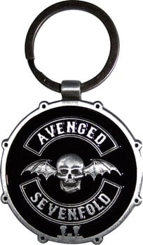 Pandantiv muzical Avenged Sevenfold Deathbat Crest Drum Breloc - 1