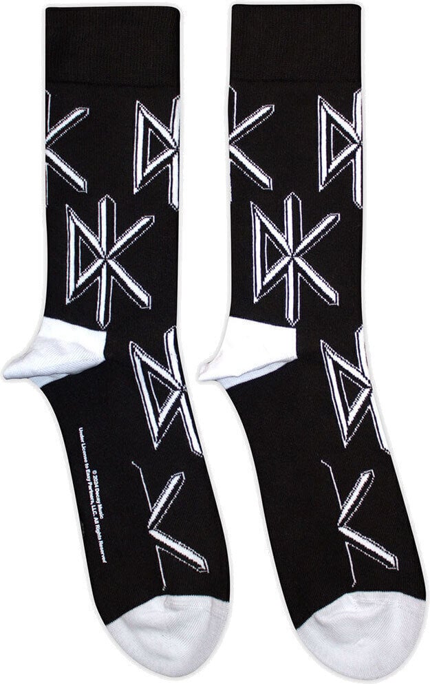 Șosete Dead Kennedys DK Logo Repeat Black 40-45 Șosete