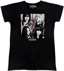 Camiseta de manga corta BLACKPINK Shut Down Photo Grid Black S Camiseta de manga corta