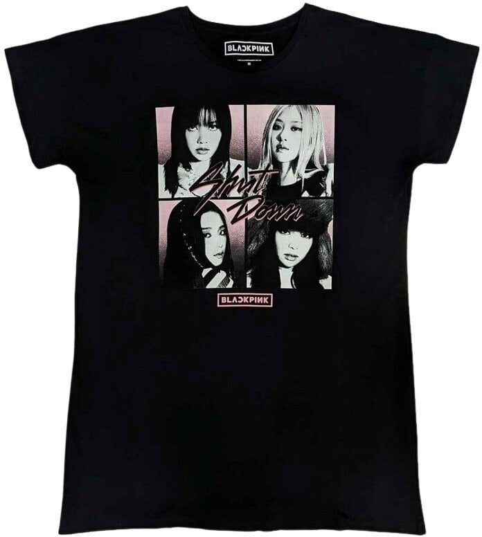 Košulja BLACKPINK Košulja Shut Down Photo Grid Unisex Black XL