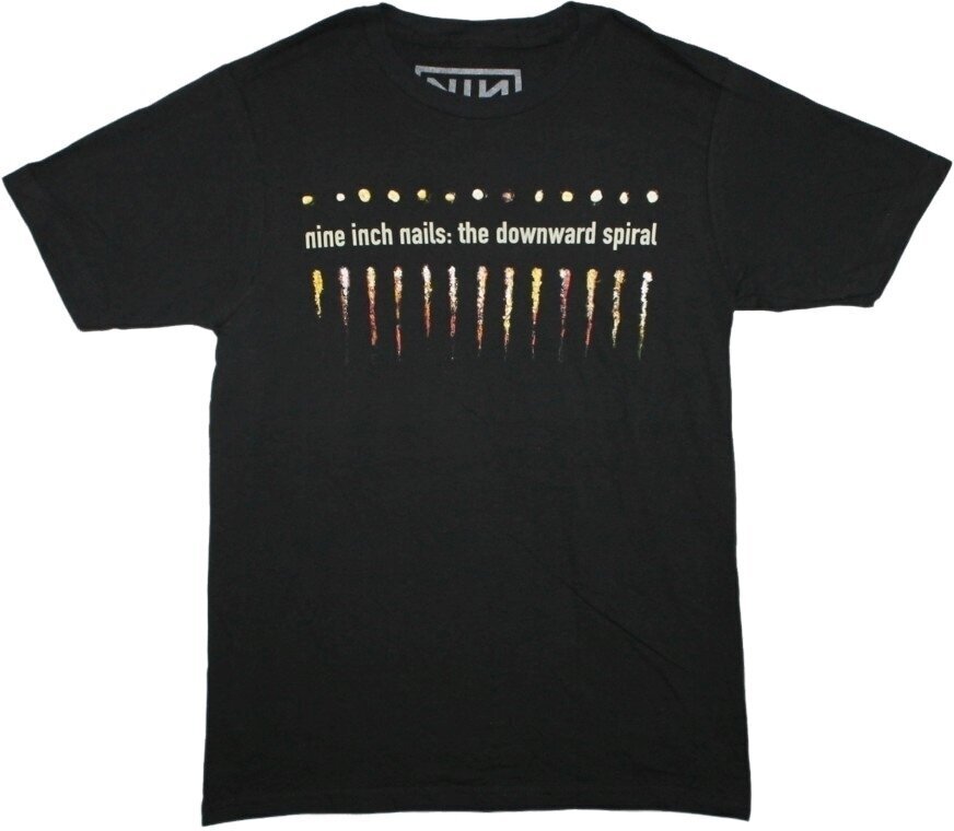 Nine Inch Nails Downward Spiral Black XL T-Shirt - Muziker