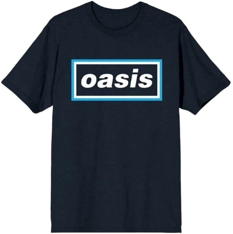 Oasis Tričko Maine Road Event Logo Unisex Navy Blue 2XL