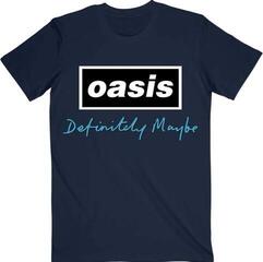 Tricou Oasis Definitely Maybe Text Logo Navy Blue L Tricou