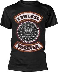 T-shirt W.A.S.P. Lawless Forever Unisex T-shirt de manga curta/Black/Curto