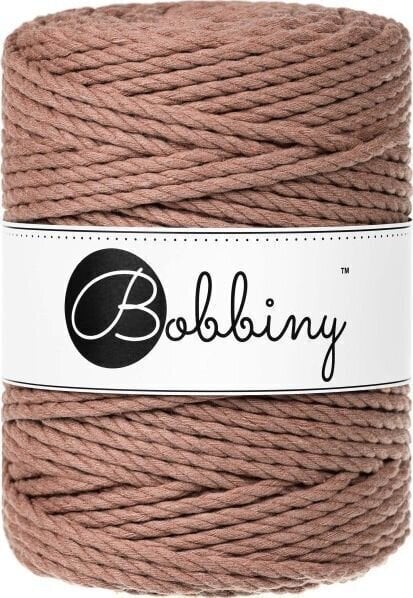 Kanap Bobbiny 3PLY Macramé Rope 5 mm 100 m Mocha Mossa Kanap