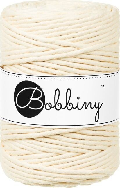 Kanap Bobbiny Macrame Cord 5 mm 100 m Butter Yellow Kanap