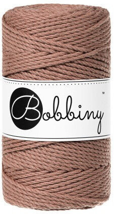 Laidas Bobbiny 3PLY Macramé Rope 3 mm 100 m Mocha Mousse
