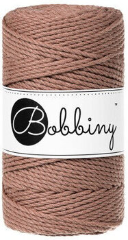Laidas Bobbiny 3PLY Macramé Rope 3 mm 100 m Mocha Mousse - 1