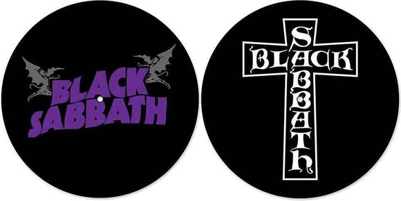 Slipmat Black Sabbath Purple Logo / Cross Logo Slipmat - 1
