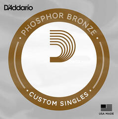 Единична струна за китара D'Addario PB032 Phosphor Bronze Единична струна за китара