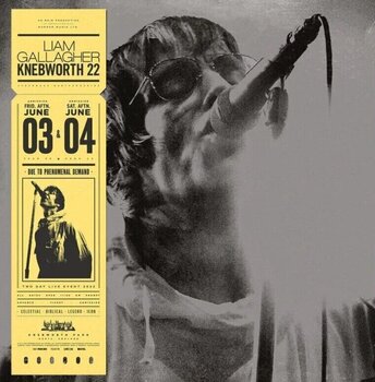 LP ploča Liam Gallagher - Live At Knebworth '22 (Yellow Sun Coloured) (2 LP) - 1