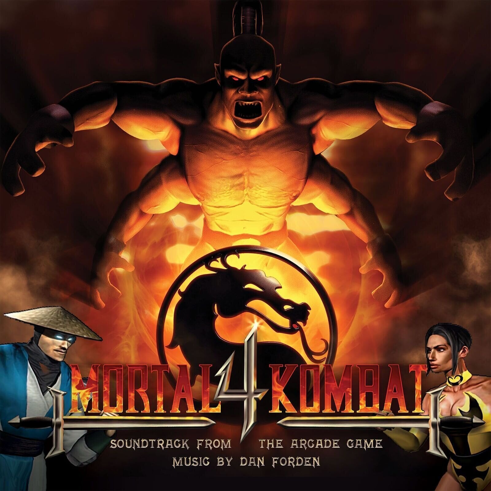 LP ploča Dan Forden - Mortal Kombat 4 (Splatter Coloured) (Limited Edition) (Gatefold Sleeve) (LP)