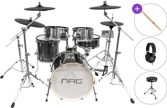 Zestaw perkusji elektronicznej NRG EDK-1000 Pro Kit SET Grey Zestaw perkusji elektronicznej - 1