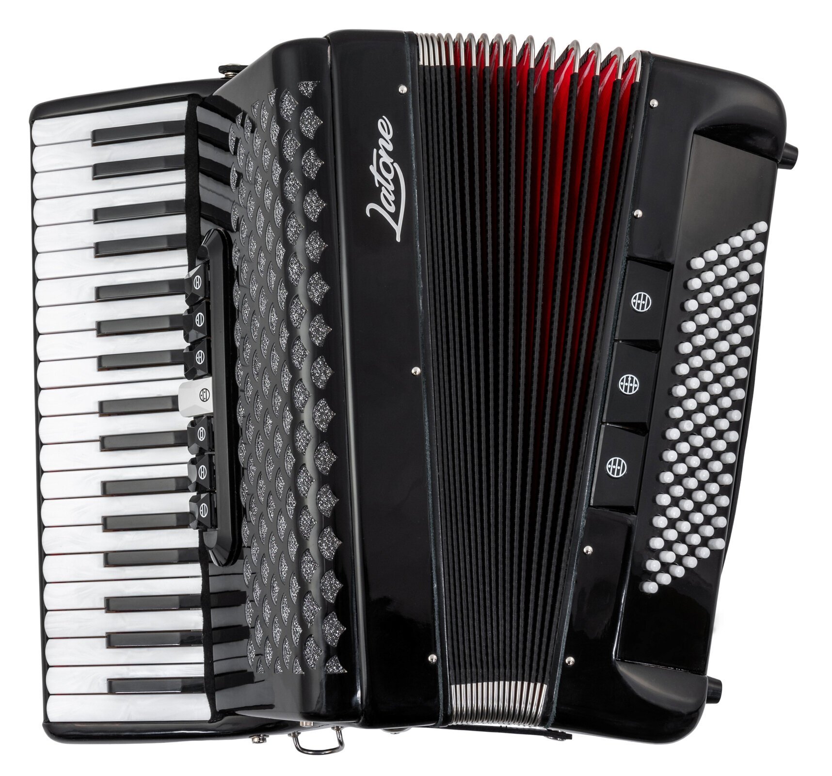 Piano accordion Latone MasterChord 37K 96B Piano accordion Black (Pre-owned)