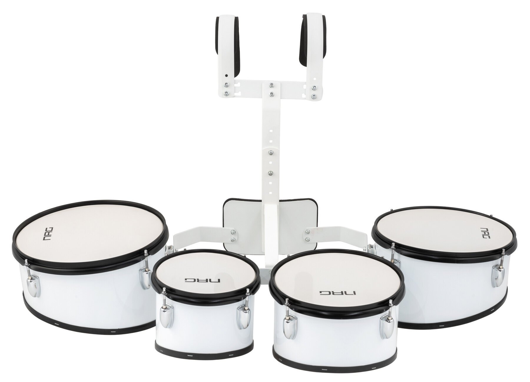 Марширащ барабан NRG M4TS Marching 4 Tom Set Маршируващ барабанен комплект 10"-12"-13"-8"