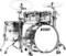 Set Batteria Acustica Tama ME42TZBS-VMMF Starclassic Maple Exotic Marine Shoreline Movingui Fade Set Batteria Acustica