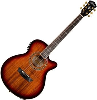electro-acoustic guitar Washburn Festival EA55G Koa Burst electro-acoustic guitar - 1
