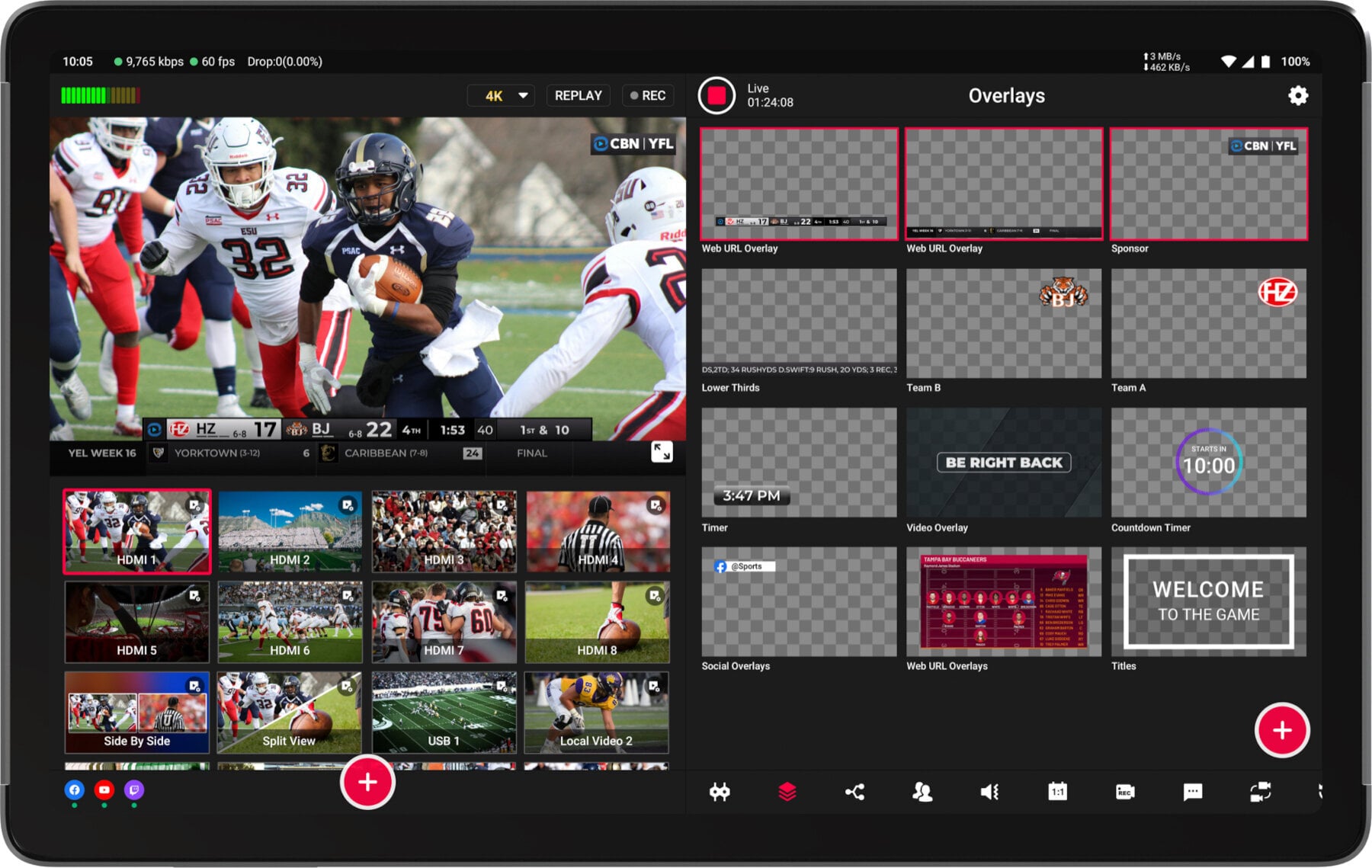 Videó keverőpult YoloLiv YoloBox Extreme Videó keverőpult