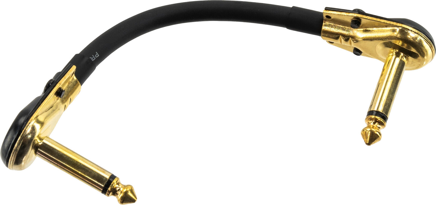 Kabel krosowy Revoltage Pro-15 Gold Flat 15 cm Kątowy - Kątowy Kabel krosowy