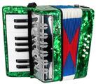 Latone AccordiStar Piano accordion Green (Just unboxed)
