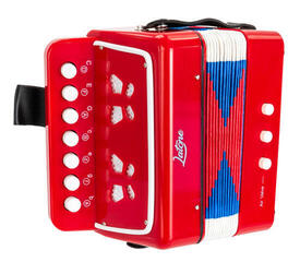 Harmonika s gumbima Latone Akordino Harmonika s gumbima Red